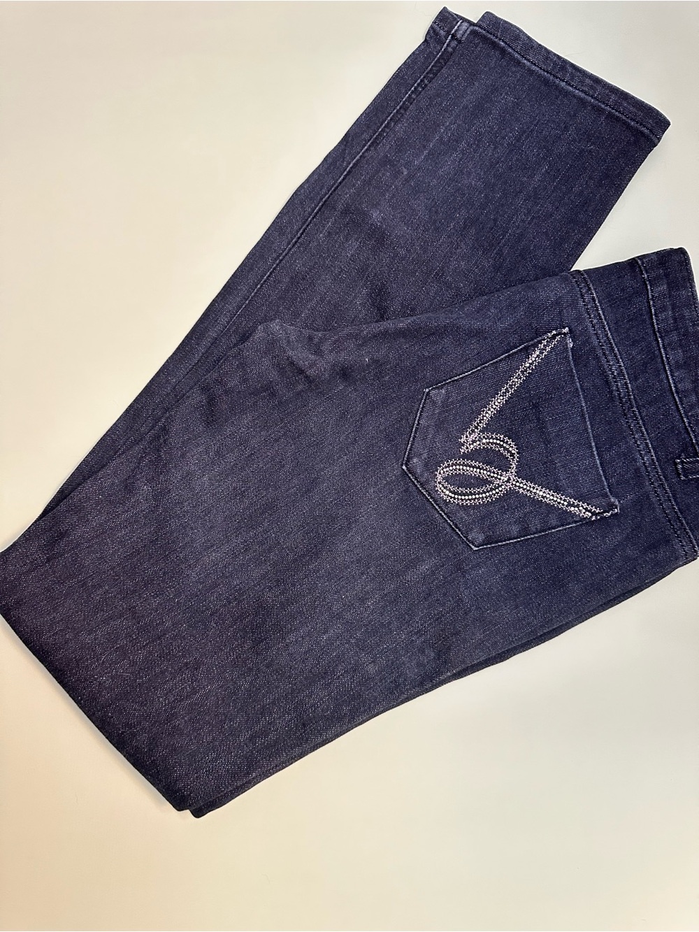 NWOT 
bebe Navy Skinny Jeans with Embroidered Back Pocket